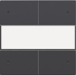 Niko  NIKO Intense Antracite - SET 4xPUSHB. 24V+LED/L 