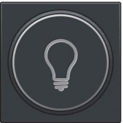 Niko  NIKO Intense Antracite - SET PUSH-B. 6A 'LAMP' 