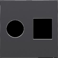 Niko  NIKO Intense Antracite - CPL TV/RJ45 CONN 