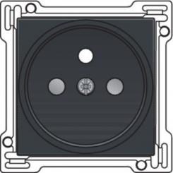 Niko  NIKO Intense Antracite - CPL SOCKET-OUTL. +SAFETY 