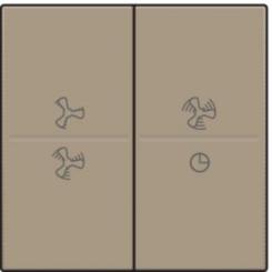 Niko  NIKO RF/Funk - ROCKER 2x RF/BUS FAN 