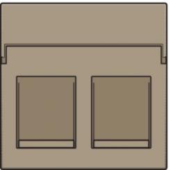 Niko  NIKO Datacom - CP DATA 2xRJ BRONZE 