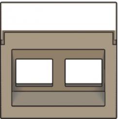 Niko  NIKO Datacom - CPL DATA OBLIQUE BRONZE 