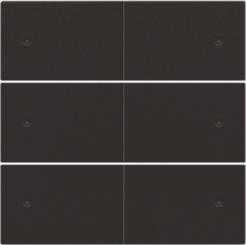 Niko  NIKO Intense Dark Brown - SET 6xPUSHB. 24V+LED 