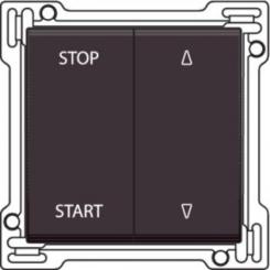 Niko  Intense Dark Brown - SET SWITCH BLINDS BROWN 