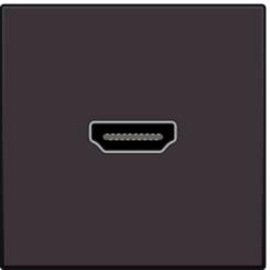 Niko  NIKO Intense Dark Brown - SOCK. HDMI-HDMI DARK BR 