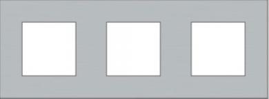 Niko  NIKO Pure Stainless Steel - COVERPL 3GANG 71 STEEL 