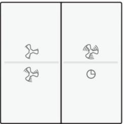 Niko  NIKO RF/Funk - ROCKER 2x RF/BUS FAN 