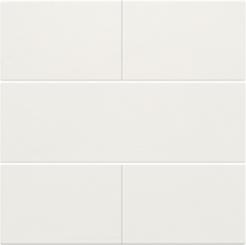 Niko  NIKO Pure White Steel - SET 4xPUSHB. 24V 