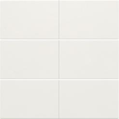 Niko  NIKO Pure White Steel - SET 6xPUSHB. 24V 