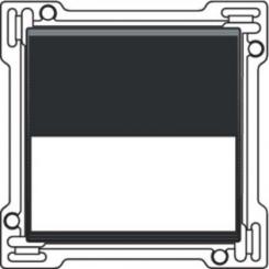 Niko  NIKO Pure Black Steel - SET NAMEPLATE BLACK 