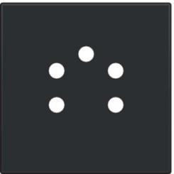 Niko  NIKO Pure Black Steel - CPL TELEPHONECONN. BE 