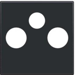 Niko  NIKO Pure Black Steel - CPL CONN TV-SAT 