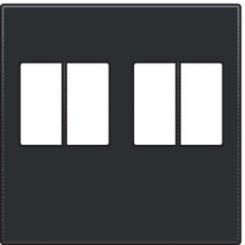 Niko  NIKO Pure Black Steel - CPL 2x CONNECTOR 