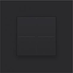 Niko-Dimmschalter für das Hue-System, Pure Black Steel 