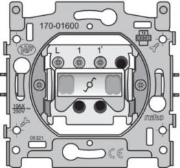 Niko  NIKO Steckdosen 45x45 - SWITCH TWO-WAY 