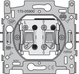 Niko  NIKO Steckdosen 45x45 - SWITCH BLINDS INTERL. 