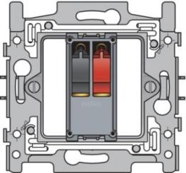 Niko  NIKO Steckdosen 45x45 - FRAME 1x AUDIOCONNECTOR 