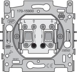 Niko  NIKO Steckdosen 45x45 - SOCLE PUSHB. BLINDS 