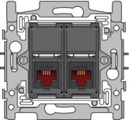 Niko  NIKO Datacom - FRAME 2XRJ11 UTP 