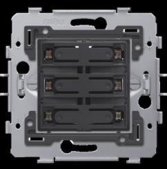 Niko   Steckdosen 45x45 - PUSHB. SIXFOLD 24V+LED 