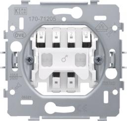 Niko  NIKO Steckdosen 45x45 - BASE SWITCH DOUBLE-POLE 