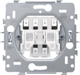 Niko  NIKO Steckdosen 45x45 - DOUBLE-PUSH-BUTTON 2XNO 