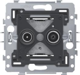 Niko  NIKO Steckdosen 45x45 - SOCLE CONN TV/FM GEDU 