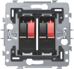 Niko  NIKO Steckdosen 45x45 - FRAME 2x AUDIOCONNECTOR 