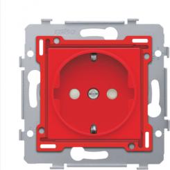 Niko  NIKO Steckdosen 45x45 - SOCKET-OUTL. SIDE+SAFETY 