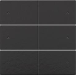 Niko  NIKO Pure Bakelite Piano Black - SET 6xPUSHB. 24V+LED 