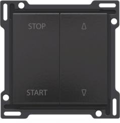 Niko  Pure Bakelite Piano Black - SET SWITCH BLINDS BLACK 