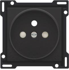 Niko  NIKO Pure Bakelite Piano Black - CPL SOCKET-OUTL. +SAFETY 