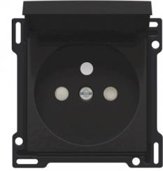 Niko  NIKO Pure Bakelite Piano Black - CPL SOCKET-OUTL. COVER 