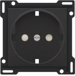 Niko  Pure Bakelite Piano Black - CPL SOCKET-OUTL SIDE/S. 