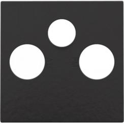 Niko  NIKO Pure Bakelite Piano Black - CPL CONN TV-SAT 