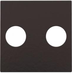 Niko  NIKO Pure Bakelite Piano Black - CPL TV/FM CONN 