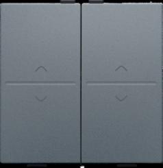 Niko  NIKO Pure Alu Steel Grey - ROCKER 2x RF/BUS U/D 