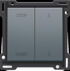 Niko  Pure Alu Steel Grey - SET SWITCH BLINDS ALU ST 