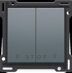 Niko  NIKO Pure Alu Steel Grey - ROCKERS PUSHB. BLINDS 