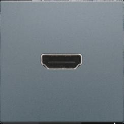 Niko  NIKO Pure Alu Steel Grey - SOCK. HDMI-HDMI ALU ST. 