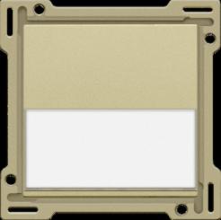 Niko  NIKO Pure Alu Gold - SET NAMEPLATE ST.GREY 