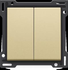 Niko  NIKO Pure Alu Gold - 2x 1/2 ROCKER ALU GOLD 