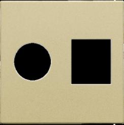 Niko  NIKO Pure Alu Gold - CPL TV/RJ45 CONN 