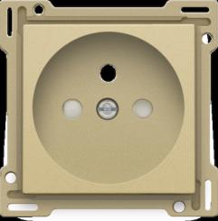 Niko  NIKO Pure Alu Gold - CPL SOCKET-OUTL. PEN+E 