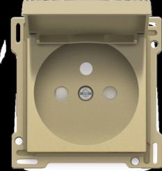 Niko  NIKO Pure Alu Gold - CPL SOCKET-OUTL. COVER 