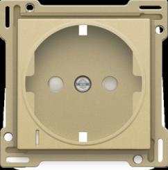 Niko  NIKO Pure Alu Gold - CPL SOCKET-OUTL INDIC. 