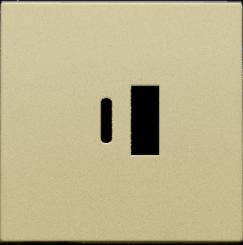 Niko  NIKO Pure Alu Gold - FINISHING USB CHARGER 