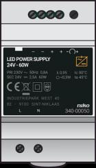 Niko  NIKO LED - POWERSUPPLY 24VDC-60W 