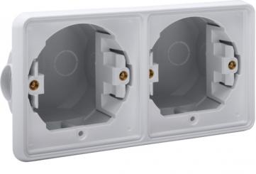 Niko  NIKO Hydro - COVER FLUSHM. 2X HORIZ. 